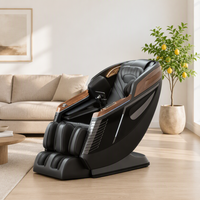 Sillón de Masaje Portátil de Lujo, Cuero PU, Sensación de Flotación, Gravedad Cero, Terapia Profunda, Diseño Inteligente, Respaldo 3D, Spa