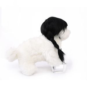 Nuevo Accesorio para Mascotas con Doble Cola de Caballo, Peluca con Patrón Animal para Perros y Gatos, para Vacaciones de Verano, Navidad, Halloween - Product Image 2