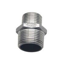 Réducteur à filetage mâle en acier inoxydable 304 Raccord de tuyau à mamelon hexagonal NPT 1 "à NPT 3/4" Adaptateur 1-1/4 à 1 pouce pour connecteur d'eau