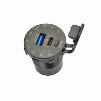 Prise de charge USB et Type-C avec lumière LED