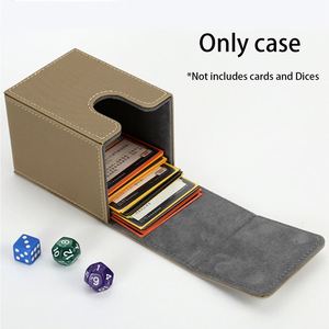 Boîte de rangement pour jeux de cartes Commander, étui en cuir pour cartes TCG avec fermeture magique - Product Image 6