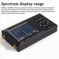 SA6 Spectrum Analyzer 35-6200Mhz 6G Signal Generator RF Wireless Signal Test Instrument Handheld Portable