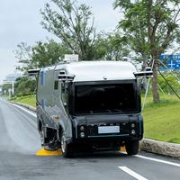 Balayeuse autonome intelligente L4 avec moteur, pompe, engrenage, réservoir d'eau, brosse de nettoyage, équipement complet - Marque AOMAN