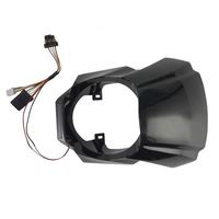 YongJin accessoires de moto noirs de haute qualité phares Led pour plaque de garniture de phare Harley Breaker