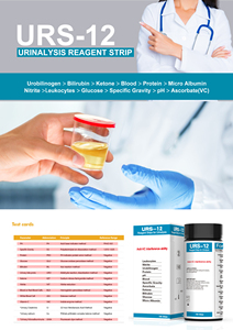 Bandelettes de test <span class=keywords><strong>urinaire</strong></span> URS-12, analyse 12-en-1, réactif pour la détection de l'<span class=keywords><strong>albumine</strong></span>, des globules blancs et du glucose, durée de conservation de 2 ans, 100 unités - Product Image 6