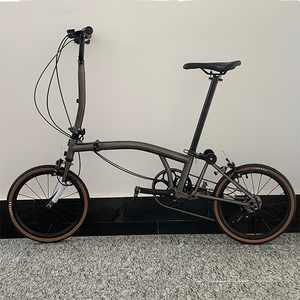 Bicicleta dobrável 16 polegadas 3 5 7 9 velocidades Steel Frame Mini bicicleta dobrável TRI-bicicleta dobrável - Product Image 3