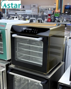 Nouveau four à convection électrique commercial Astar 220V 4 plateaux - Haute efficacité et productivité, usage industriel, boulangerie, cuisson du pain - Product Image 3