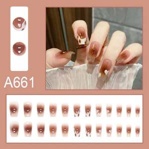 <span class=keywords><strong>Uñas</strong></span> Acrílicas de Diseño Personalizado, Estilo Francés, <span class=keywords><strong>Cortas</strong></span>, para Otoño e <span class=keywords><strong>Invierno</strong></span>, Fabricante de <span class=keywords><strong>Uñas</strong></span> Acrílicas Bonitas para <span class=keywords><strong>Invierno</strong></span> - Product Image 3