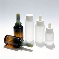 Flacon pulvérisateur en verre vide de luxe personnalisé avec logo pour cosmétiques, soins de la peau, parfums, huiles essentielles, 30ml, 50ml, 100ml