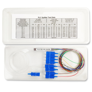 APT Prix usine, Splitter PLC 1x8 à faible perte d'insertion, tube en acier, connecteurs SC/UPC, garantie 3 ans, équipement de fibre optique - Product Image 3
