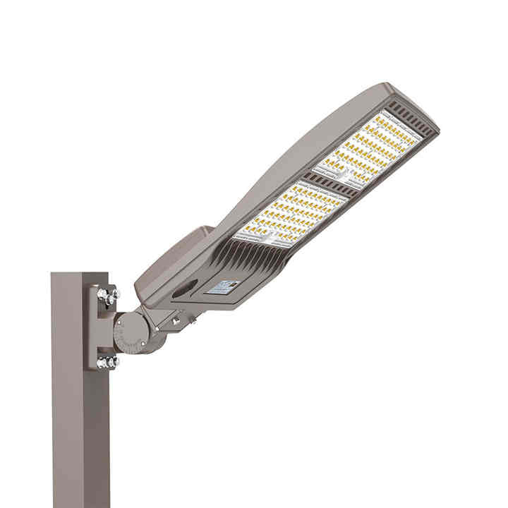 320W SMD LED Street Light 1000W HIP/MH Replacement 44,800 Lumens 5000K Color Aluminum Alloy Body IP66/67 for Parking Lot Areas