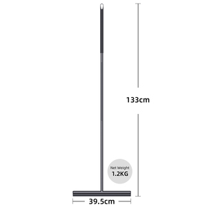 Nouvel Arrivage <span class=keywords><strong>Balai</strong></span>-essuieur <span class=keywords><strong>de</strong></span> sol large avec lame en <span class=keywords><strong>caoutchouc</strong></span> silicone et manche long en acier inoxydable pour le nettoyage et le balayage - Product Image 3