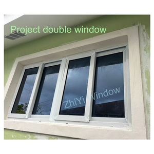 หน้าต่าง<span class=keywords><strong>บาน</strong></span><span class=keywords><strong>เลื่อน</strong></span> <span class=keywords><strong>UPVC</strong></span> กระจกลามิเนตสี  หน้าต่างและประตูกันพายุเฮอริเคน - Product Image 2