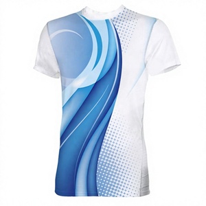 T-shirts unisexes à manches courtes sublimés, impression par sublimation intégrale de haute qualité, personnalisation de votre propre design, prix de gros - Product Image 4