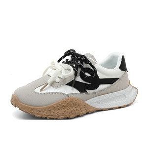 รองเท้ากีฬาดีไซน์เฉพาะบุคคลปี 2026 สำหรับผู้หญิง สวมใส่สบาย เพิ่มความสูง พื้นบาง สไตล์เรียบง่าย รองเท้าลำลอง - Product Image 5