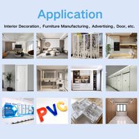Feuille de mousse PVC ignifuge blanche 3mm/5mm/8mm avec service de découpe pour la décoration intérieure et la signalétique