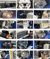 Machine de découpe laser à fibre automatique G120C à suspension latérale avec système de contrôle Cypcut pour tubes en acier, configuration CNC 4 axes