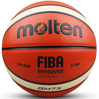 पिघला हुआ GM7X इनडोर, आउटडोर FIBA सरकारी को मंजूरी दी मैच बास्केटबॉल आकार 7 पुरुषों ट्रेनिंग बास्केटबॉल