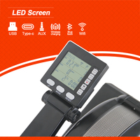 Máquina de Remo Aeróbica de Acero Liva Modelo 0041 de Alta Calidad con Resistencia al Viento Ajustable para Ejercicio de Cuerpo Completo y Fortalecimiento del Corazón