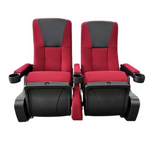Fauteuil <span class=keywords><strong>de</strong></span> cinéma <span class=keywords><strong>de</strong></span> luxe moderne en tissu Leadcom LS-8605 avec fonction bascule complète - Product Image 1