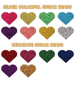 Mélange de bonbons moulés <span class=keywords><strong>non</strong></span> comestibles, colorés, brillants et métalliques, en sachet de 1 kg, ingrédients pour la pâtisserie - Product Image 2