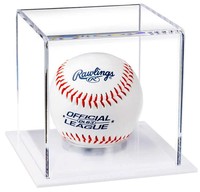 Étui de présentation pour balles de baseball, de tennis et de softball en acrylique - Taille personnalisable (100-300 mm) Léger et de haute qualité pour un rangement optimal