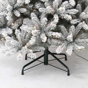 Árbol de Navidad Artificial de Lujo con Nieve Artificial de 1.5 a 3 Metros, Preiluminado con LED, Articulado, Completo, Decoración Navideña para Interiores, Duradero y Fácil de Montar - Product Image 3