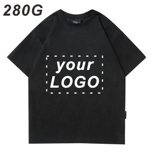 T-Shirt Vintage Retrò Hip Hop da <span class=keywords><strong>Uomo</strong></span> in Cotone Pettinato, Stile Street, con Motivo a Pois, Logo Personalizzabile - Product Image 2
