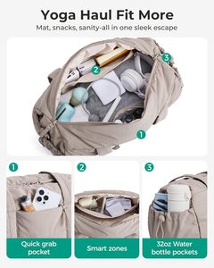 Échantillon gratuit Nouveautés extérieures Sac de sport pliable extensible léger Sac de sport de gym Sac de voyage pour le week-end Sac à bandoulière - Product Image 3