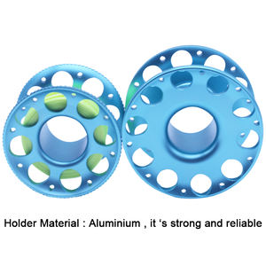 Özel Logo alüminyum alaşımlı 15M 30M parmak makarası dalış makara, dalış ekipmanları parmak Spool. - Product Image 6
