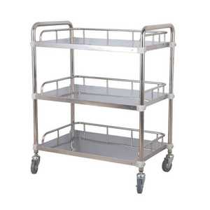 <span class=keywords><strong>Chariot</strong></span> médical mobile en acier inoxydable 304 pour hôpital, <span class=keywords><strong>chariot</strong></span> à médicaments avec garantie de 3 ans - Product Image 1