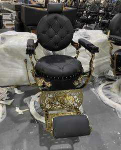 Sillón de <span class=keywords><strong>Barber</strong></span>ía Profesional para Hombre, Color Negro, Rotación de 360 Grados, Diseño Ergonómico Moderno y Resistente para Uso Comercial - Product Image 6