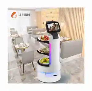 工場から人気のレストランコーヒー用マシンと配送用ショップロボット