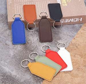 Porte-clés en cuir artificiel écologique Options de couleurs multiples Accessoires d'affaires - Product Image 5