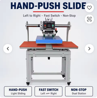 Presse à chaud semi-automatique 60*40cm avec alignement laser et capteur de sécurité pour impression DTF sur T-shirts en coton