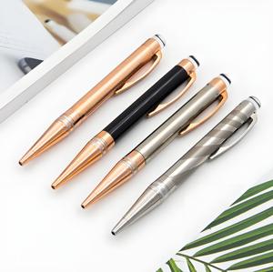 Bolígrafo de metal de lujo de gama alta, regalo de negocios, bolígrafo promocional con punta de cristal transparente, logotipo personalizado - Product Image 3