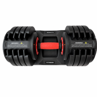 Ensemble d'haltères réglables 55 lb à réglage rapide 10 niveaux, usage commercial pour la maison, la salle de sport, l'entraînement de force, équipement de fitness, approvisionnement