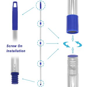 Nhà Máy Bán buôn tùy chỉnh mở rộng cực thép không gỉ cực lau kính thiên văn mở rộng cực để làm sạch - Product Image 3