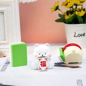 Yu Mo Craft Zoo Animal Mahjong Resin Figurine Desktop Decoration Gift Home Decor - Product Image 4