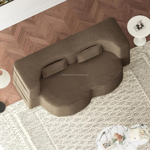 Sofá Cama Reclinable Extensible Tapizado en Tela Moderna y Económica, Convertible, Plegable, Ecológico, de Lujo, para Villa, Escuela, Oficina, Sala de Estar - Product Image 2