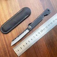 Cuchillo de Bolsillo Táctico Plegable de Acero Inoxidable de Alta Calidad FHS, Personalizable, Aplicaciones DIY OEM, Mango de 2.0 mm