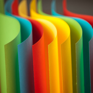 Dessin de logo personnalisé, feuille de papier kraft coloré à revêtement dur fait à la main, cercle artisanal rond en carton - Product Image 5