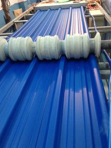 Tôle de toiture en <span class=keywords><strong>zinc</strong></span> aluminium de longue portée <span class=keywords><strong>prix</strong></span> par mètre carré 0.45mm 0.5mm d'épaisseur tuile d'acier enduite de couleur ondulée galvanisée - Product Image 4