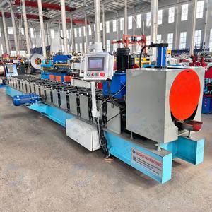 Máquina formadora de canalones metálicos de borde liso, máquina formadora de canalones de alta velocidad, equipo de formación continua de canalones sin rebabas - Product Image 4