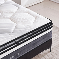 Muebles Queen King Size Colchones Hotel Dormitorio Cama ortopédica Espuma de memoria Látex Comprimido Roll up Pocket Spring Colchón