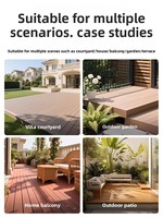 Tablas de Madera WPC Negras de 25 mm, Resistentes al Agua, Antideslizantes, con Ranuras de Grano Recto, Modernas, para Exteriores, Jardín, Patio, Duraderas