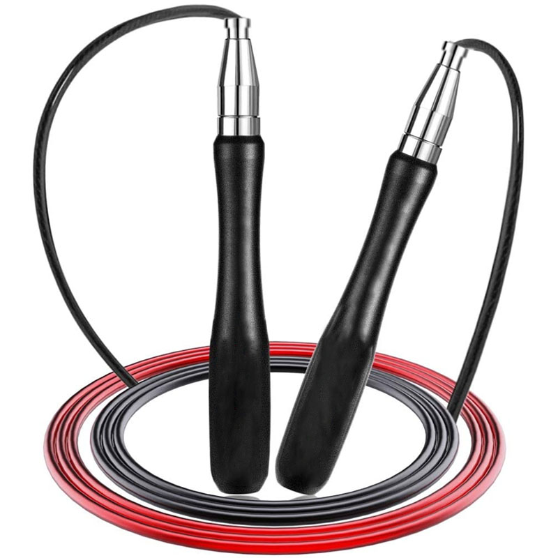 Скакалка, скакалка, регулируемая легкая Скакалка с ручкой для упражнений, товары для домашних и уличных тренировок