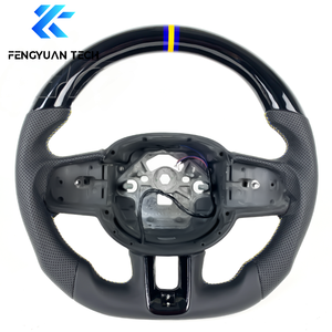 Volant en fibre de carbone forgé avec LED pour <span class=keywords><strong>Volvo</strong></span> <span class=keywords><strong>R</strong></span>-design XC40 XC60 XC70 XC90 <span class=keywords><strong>S60</strong></span> S60r S80 S90 V60 2019 <span class=keywords><strong>2020</strong></span> 2021 2022 2023 - Product Image 4