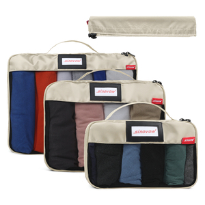 Tùy Chỉnh Bộ Hành Lý Đa-Có Kích Thước Du Lịch Tổ Chức Túi Nén Du Lịch <span class=keywords><strong>Kit</strong></span> Đóng Gói Cube Set Với Thoáng Khí Lưới Cửa Sổ - Product Image 2