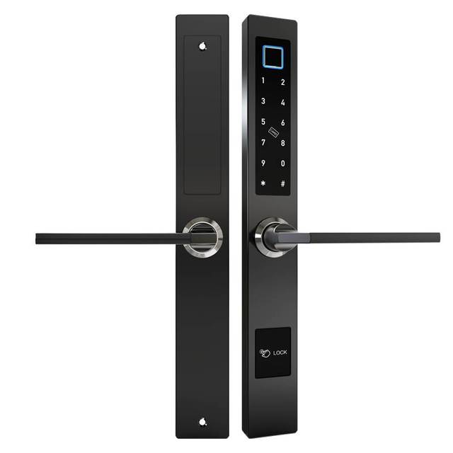 High Quality Cheap Smart Card Narrow Door Frame Fingerprint Finger Reader Password Door Digital Lock